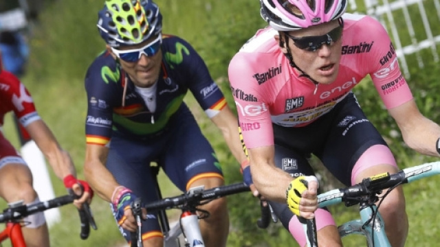 Kruijswijk a lungo in maglia rosa nel 2016-pezcyclingnews.com