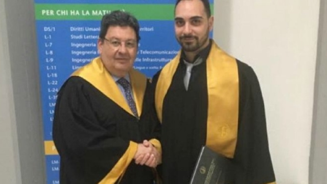 Salvatore Ruggieri: contratto a tempo indeterminato dopo qualche minuto dalla laurea