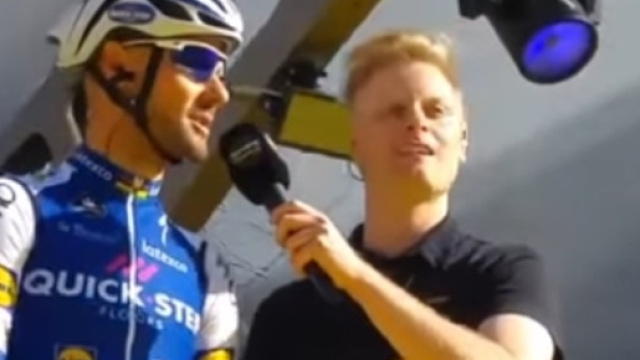 Tom Boonen al via del Giro delle Fiandre
