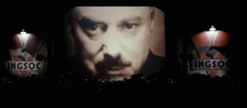 Big Brother from the 1984 film. Image captured from Youtube.com.