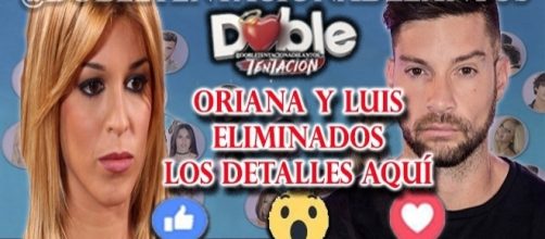 Oriana eliminada del reality Doble Tentaci&oacute;n