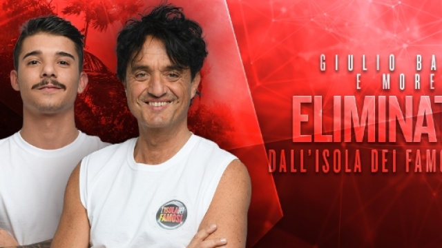 Giulio Base e Moreno eliminati de l'Isola dei Famosi