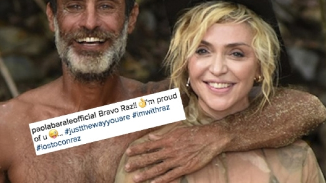 Raz Degan e Paola Barale all'Isola dei Famosi