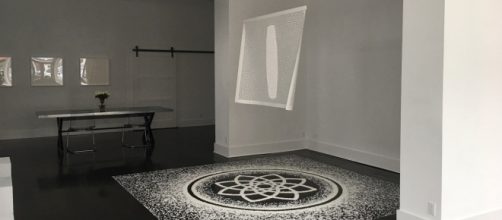 The installation as it looks on display in the gallery. / Photo via Jaq Belcher, used with permission.