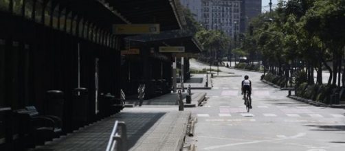 6 de abril, huelga, Buenos Aires parec&iacute;a que viv&iacute;a un d&iacute;a feriado