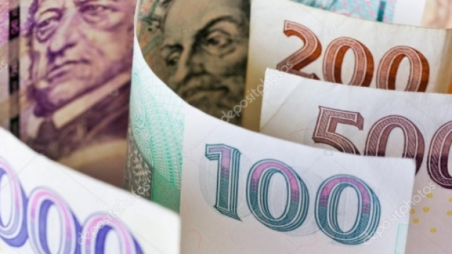 E valuta Corona ceca ceco, economia e finanza - soldi di carta ... - depositphotos.com