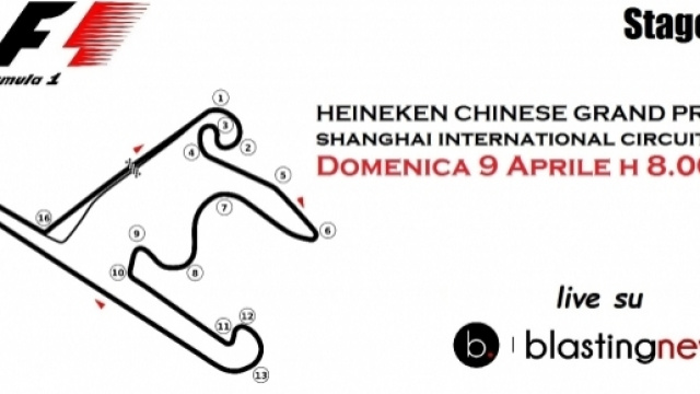 Live dalle 8 italiane dal circuito di Shanghai il Gp di Cina.