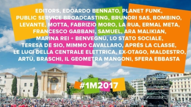 Concerto del Primo Maggio 2017, foto da Facebook