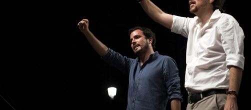 Alberto Garz&oacute;n y Pablo Iglesias
