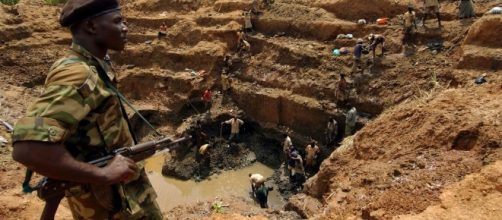 Militants Watching over miners