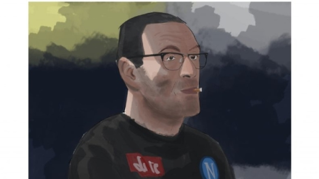 Maurizio Sarri, schizzi d'autore.