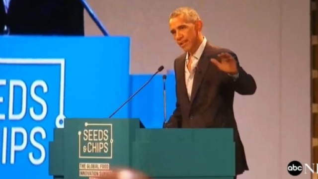 Standing ovation ieri per Obama ospite a Milano per il Global food innovation Summit