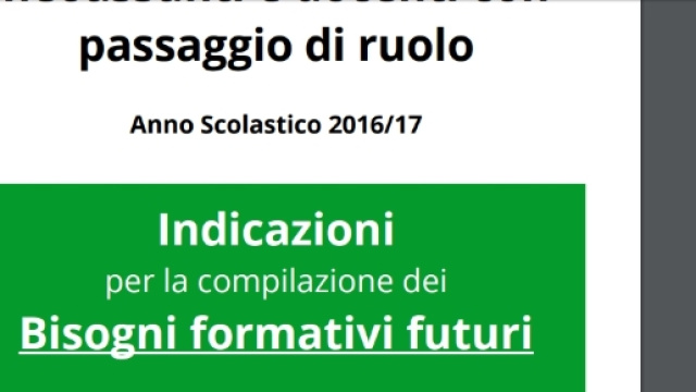 Bisogni Formativi Futuri, ecco come compilarli