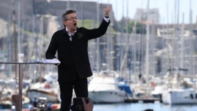 Jean Luc M&eacute;lanchon &agrave; Marseille lors des pr&eacute;c&eacute;dentes &eacute;lection pr&eacute;sidentielle
