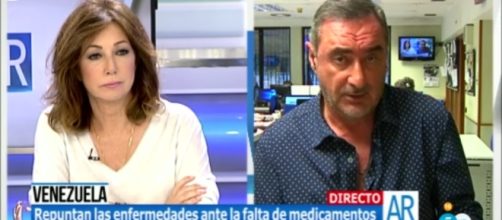 Carlos Herrera en el programa de Ana Rosa