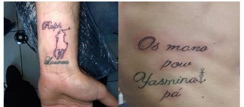 Coberturas de tatuagens que n&atilde;o deram certo