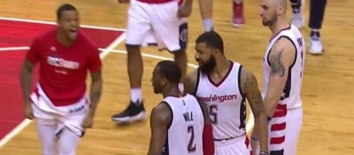 Wall after his crucial 3-роіntеr, Youtube, NBA channel https://www.youtube.com/watch?v=WI3-DnlJ5nY