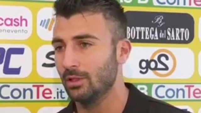 Fabio Ceravolo, ha segnato il gol della vittoria in Benevento-Frosinone