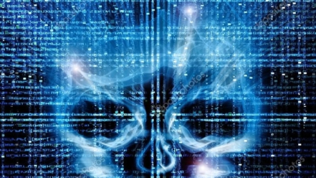 Sfondo di un attacco hacker su un pc