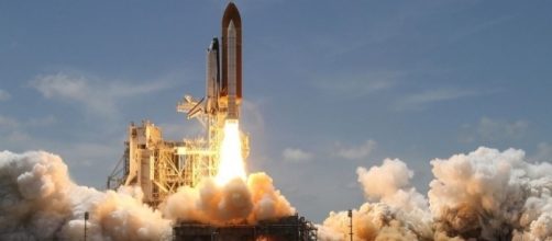 Rocket launch, Pixabay Wikilmages https://pixabay.com/en/rocket-launch-smoke-rocket-take-off-67723/