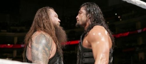 Roman Reigns and Bray Wyatt fought as part of a tag team main event in the Netherlands. [Image via Blasting News image library/hayjayblog.com]