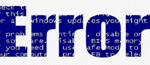 Software error, Pixabay https://pixabay.com/en/computer-error-bug-blue-159320/