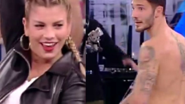 frase censurata: Emma e Stefano ad Amici