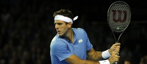 Juan Martin del Potro during last year's Davis Cup tie against Great Britain. Photo by Marianne Bevis -- CC BY-ND 2.0