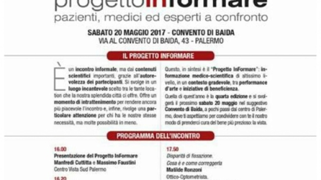 Locandina e programma dell'evento.