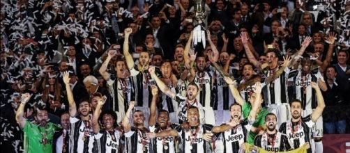 La Vecchia Signora celebrando su duod&eacute;cima Copa Italia