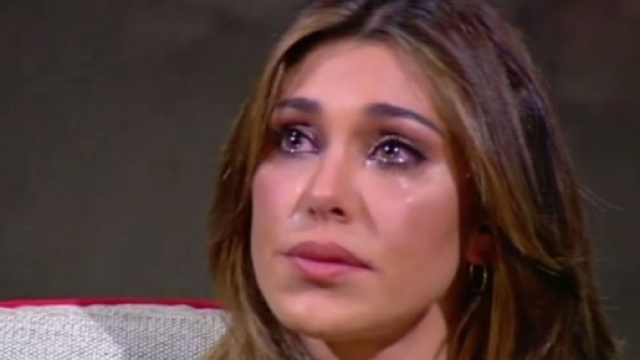 Belen Rodriguez commossa dalle parole di De Martino