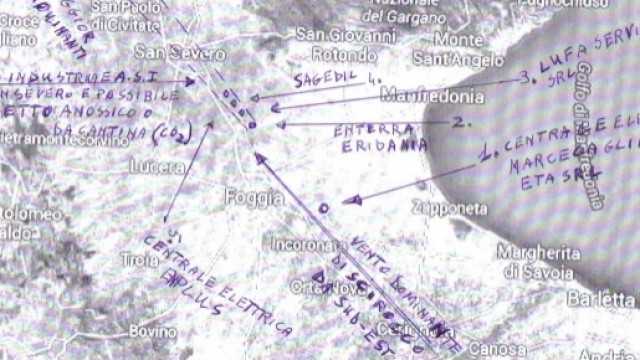Fig. 1 Fig. 1 Ubicazioni delle centrali e venti dominanti (credit Domenico De Maio)