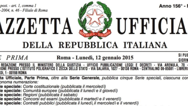 Gazzetta Ufficiale della Repubblica Italiana