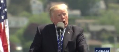 Donald Trump at U.S. Coast Guard, via Twitter