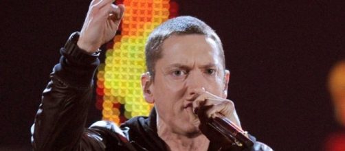 Eminem performing photo via BN library