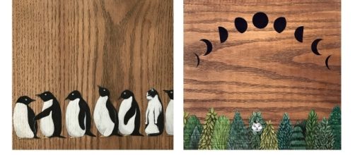 Jisook's artwork finds appeal in everyday images and objects. / Photo via Jisook Kim, used with permission.