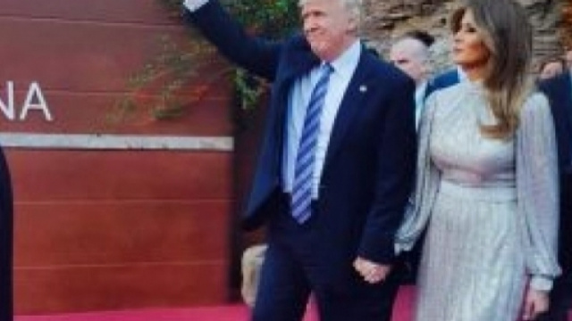 G7: la first lady americana Melania Trump.
