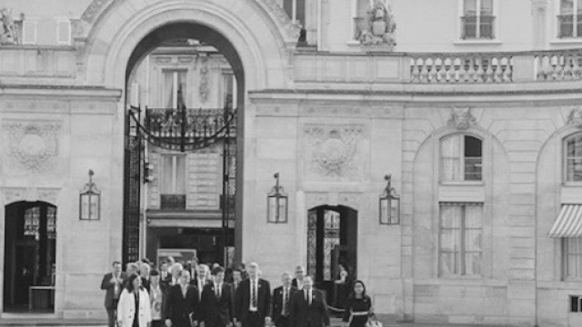 Macron &agrave; l'Elys&eacute;e (avec le comit&eacute; olympique)