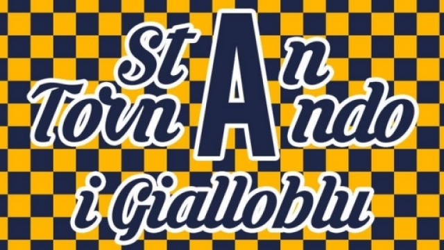 La grafica festosa apparsa sul sito dell'Hellas Verona