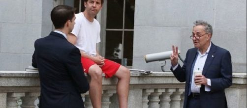 Cruz drops sassy photo caption for odd photo of Schumer, Sasse, Cotton ....- washingtonexaminer.com