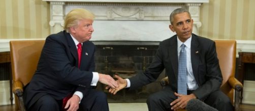 Donald Trump arrives at the White House for power transition talks ... - thesun.co.uk