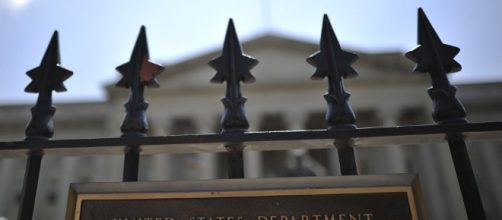 Fachada de una de las sede del Departamento del Tesoro de EEUU (&copy; AFP 2017/ Mladen Antonov)