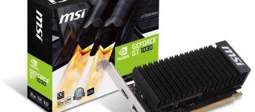 MSI GeForce GT 1030 LP Heatsink 2GB - Free Shipping - South Africa - evetech.co.za