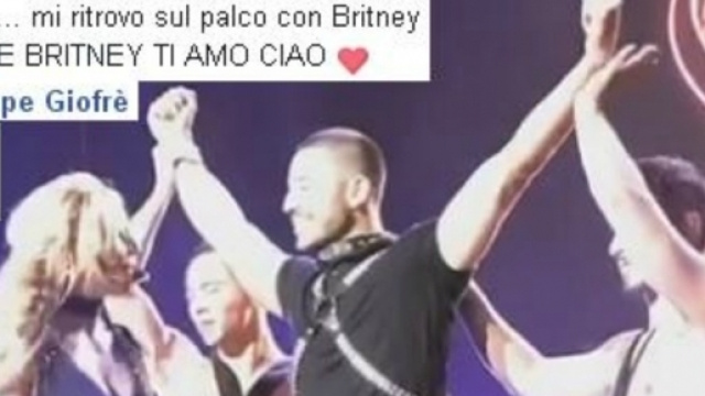 Giuseppe Giofr&egrave; incontra Britney Spears.