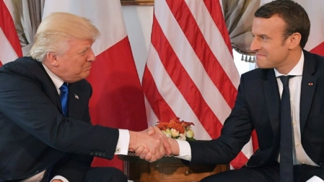 Macron d&eacute;cisif face &agrave; Trump lors du G7