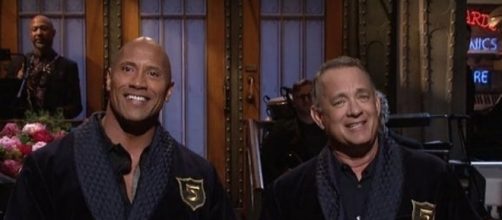 America Needs Us': Johnson And Hanks Announce Presidential Bid ... - capradio.org