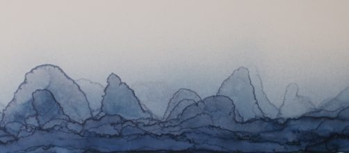 Jeong Min Park's artwork is often inspired by elements of nature such as the ocean. / Photo via Jeong Min Park, used with permission.