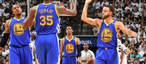 Golden State, campe&oacute;n de la Conferencia Oeste (v&iacute;a Twitter - ESPN Datos)