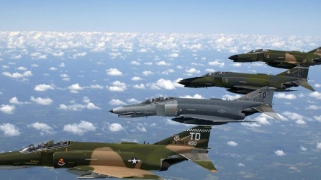 Aerei da guerra americani verso la Corea del Nord.