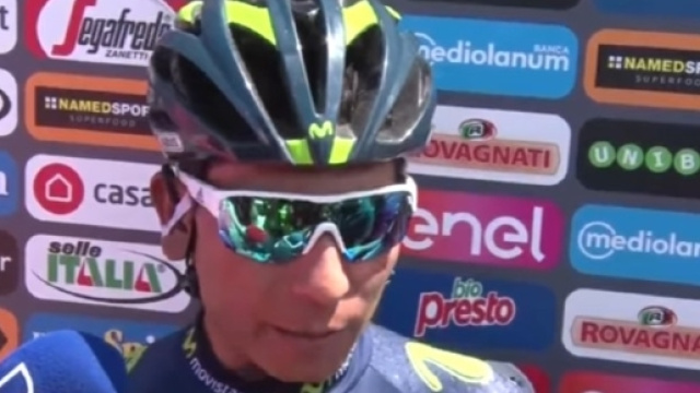 Nairo Quintana, caduta e secondo posto a Bergamo